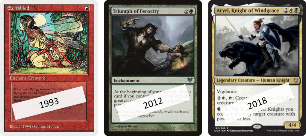 card art and how its depiction of women has changed over the years
